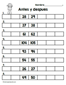 Hojas y centros de matemáticas para abril -Primer Grado (Spanish Math ...