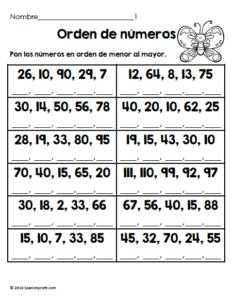 Hojas y centros de matemáticas para abril -Primer Grado (Spanish Math ...