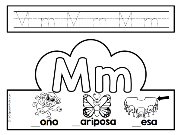 Beginning Sounds Crowns in Spanish (Coronas sonidos iniciales ...