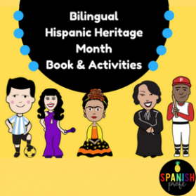 Hispanic Heritage Month Book & Activities (Mes de herencia hispana libro)