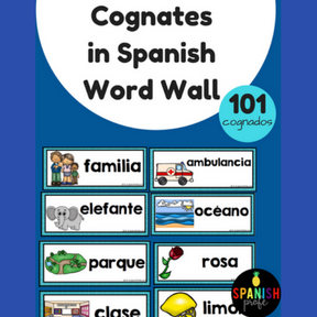 Word Wall in English (with Pictures) - Spanish Profe