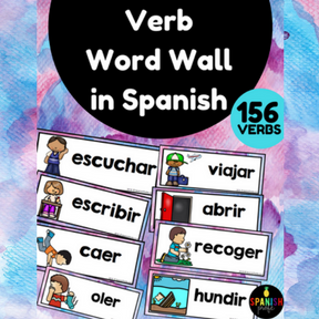English Cognates Word Wall (Los cognados en ingles) - Spanish