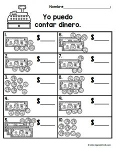 2nd Grade Math in Spanish November (Hojas de matematicas segundo ...