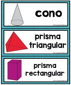 3d shapes in spanish